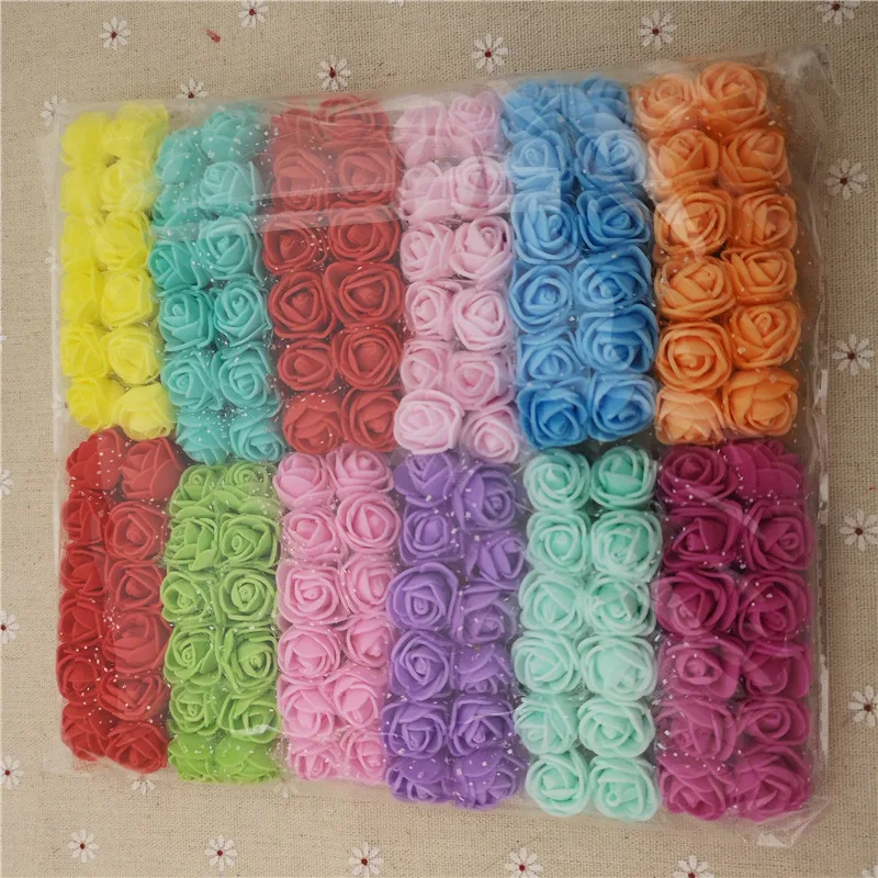 2cm Artificial Rose Flower Heads 144pcs/lot PE Foam Fake Flower for Handmade DIY Craft Wedding Party Decoration Supplies
2cm Artificial Rose Flower Heads 144pcs/lot PE Foam Fake Flower for Handmade DIY Craft Wedding Party Decoration Supplies