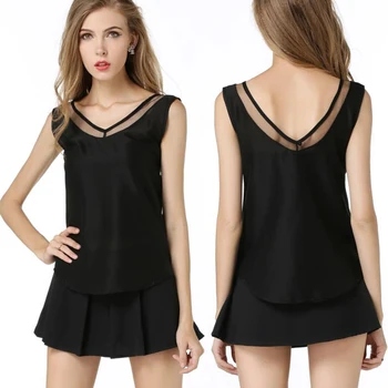 2019 New Casual Womens V-Neck Vest Summer Loose Sleeveless Tank Solid Tops Blouse Lace Women Blouses Femme Blusas Mujer de Moda
2019 New Casual Womens V-Neck Vest Summer Loose Sleeveless Tank Solid Tops Blouse Lace Women Blouses Femme Blusas Mujer de Moda