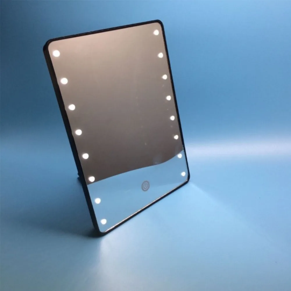Makeup Mirror with 16 LEDs Cosmetic Mirror with Touch Dimmer Switch Battery Operated Stand for Tabletop Bathroom Bedroom Travel
Makeup Mirror with 16 LEDs Cosmetic Mirror with Touch Dimmer Switch Battery Operated Stand for Tabletop Bathroom Bedroom Travel