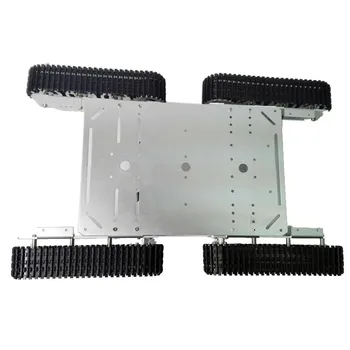 T600 4WD Metal Tank Car Chassis aluminium alloy big Robot tank chassis Diy Tracked Crawler Caterpillar Track RC Toy Kit
T600 4WD Metal Tank Car Chassis aluminium alloy big Robot tank chassis Diy Tracked Crawler Caterpillar Track RC Toy Kit