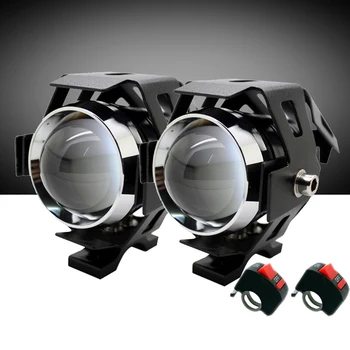 2Pcs/Pair SUNKIA with Switch High Power 125w CREE Chip Motorcycle Projector Headlight U5 3 Modes 3000LM Motorbike Head Fog Lamp
2Pcs/Pair SUNKIA with Switch High Power 125w CREE Chip Motorcycle Projector Headlight U5 3 Modes 3000LM Motorbike Head Fog Lamp
