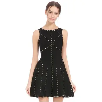 summer o-neck tank mini rivet black red vintage sexy celebrity evening pub dress party women bodycon bandage dresses wholesale
summer o-neck tank mini rivet black red vintage sexy celebrity evening pub dress party women bodycon bandage dresses wholesale
