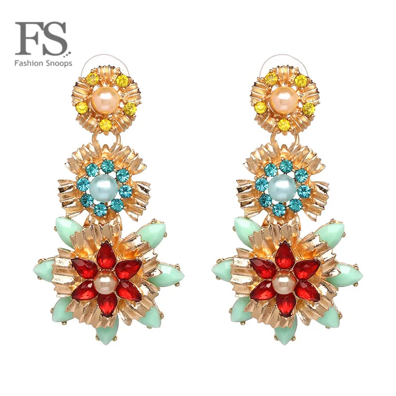 FASHIONSNOOPS Luxury Flower Earrings for Fashion Women Handmade Crystal Drop Dangle Earrings Colorful Maxi Statement Jewelry
FASHIONSNOOPS Luxury Flower Earrings for Fashion Women Handmade Crystal Drop Dangle Earrings Colorful Maxi Statement Jewelry