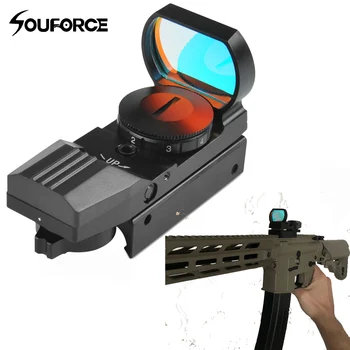 Tactical 1x22-33mm Multi 4 Reticle Electro Red Dot Sight Riflescope with Mount for 11mm Rail
Tactical 1x22-33mm Multi 4 Reticle Electro Red Dot Sight Riflescope with Mount for 11mm Rail