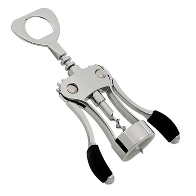 Professional Stainless Steel Wine Bottle Opener Handle Pressure Corkscrew Red Wine Opener Kitchen Accessory Bar Tool 301-0653
Professional Stainless Steel Wine Bottle Opener Handle Pressure Corkscrew Red Wine Opener Kitchen Accessory Bar Tool 301-0653