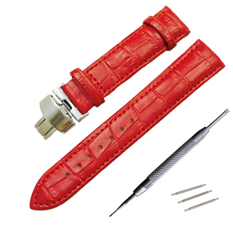 Red 14 16 18 20mm Genuine Calfskin Leather Strap Watch Strap Watch Band For Le Locle1853 T41 WatchBand Any Straight Mouth Watch
Red 14 16 18 20mm Genuine Calfskin Leather Strap Watch Strap Watch Band For Le Locle1853 T41 WatchBand Any Straight Mouth Watch