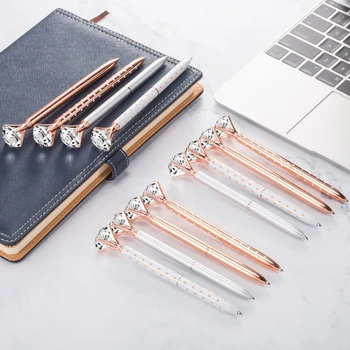 12 Pieces Big Diamond Pen Metal Ballpoint Pens Black Ink (4 Mixed Colors)
12 Pieces Big Diamond Pen Metal Ballpoint Pens Black Ink (4 Mixed Colors)