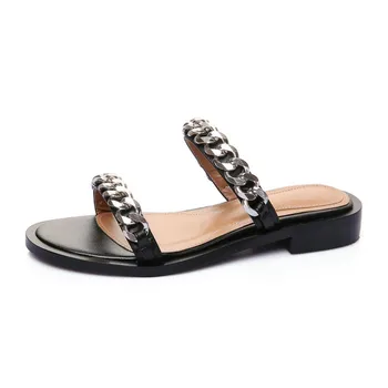 Genuine Leather Summer Slippers Women Top Quality Slides Women Slippers Female
Genuine Leather Summer Slippers Women Top Quality Slides Women Slippers Female