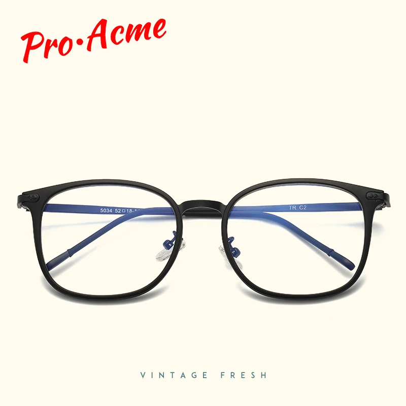 

Pro Acme Eyewear Optical Frames Eyeglasses Men/Women Clear Lens TR90 Titanium Legs Ultralight Prescription Eyewear Frames CC1108
