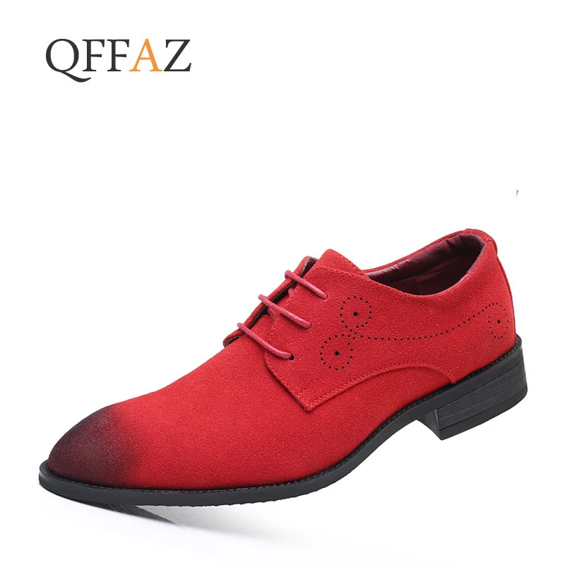 QFFAZ Mens Shoes Casual leather Shoes Men cow Suede Oxfords Italian Sneakers Men Flats formal shoes men zapatos de hombre
QFFAZ Mens Shoes Casual leather Shoes Men cow Suede Oxfords Italian Sneakers Men Flats formal shoes men zapatos de hombre