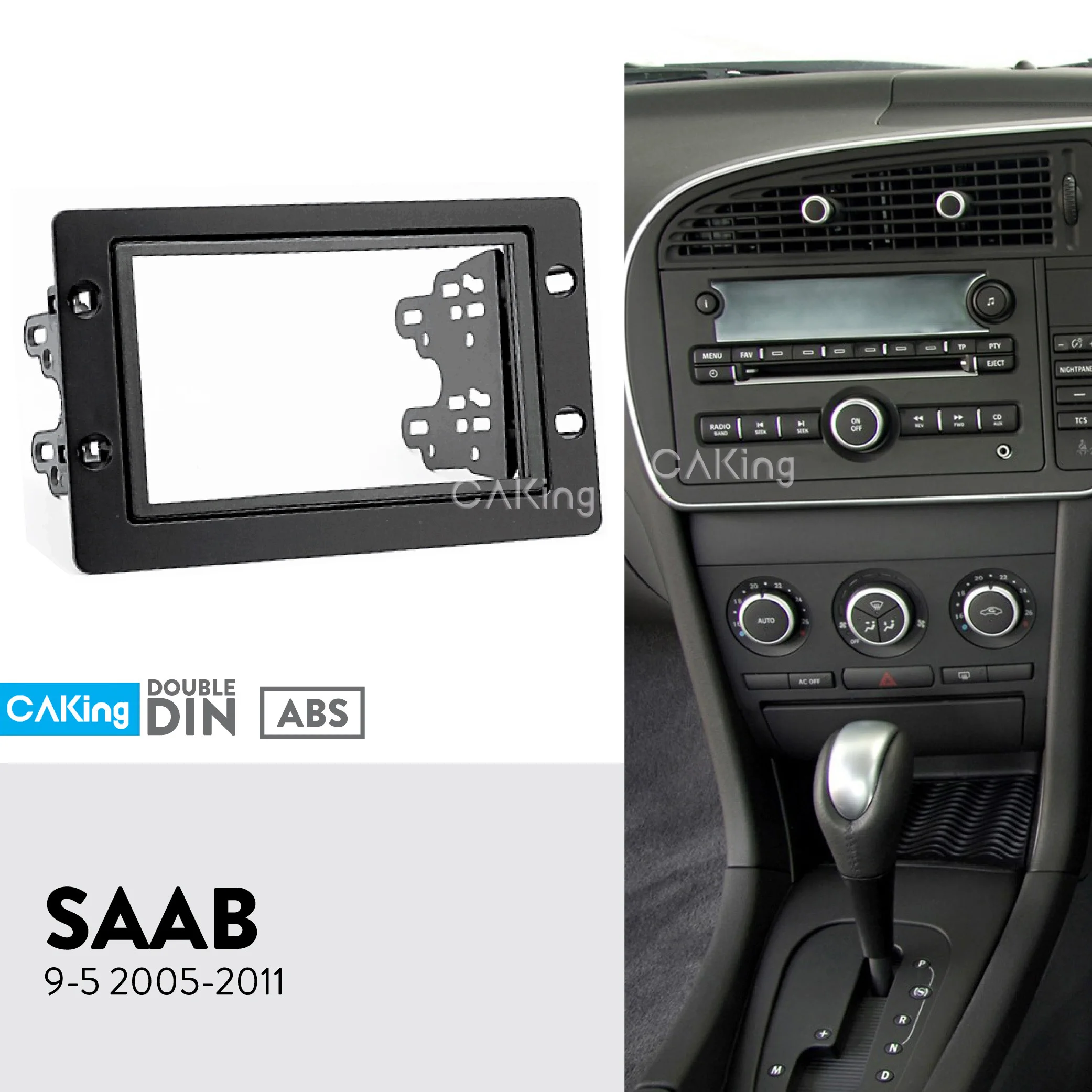 Double Din Car Fascia Radio Panel for 2005-2011 SAAB 95 9-5 Dash Fitting Kit Install Facia Face Plate Bezel Adapter Cover
Double Din Car Fascia Radio Panel for 2005-2011 SAAB 95 9-5 Dash Fitting Kit Install Facia Face Plate Bezel Adapter Cover