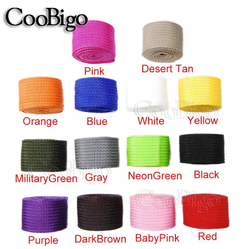1yards Pick & Mixed Colorful 1" (25mm) Polypropylene PP Webbing Ribbon Band Strap Dog Collar Harness Outdoor Backpack Bag Parts
1yards Pick & Mixed Colorful 1" (25mm) Polypropylene PP Webbing Ribbon Band Strap Dog Collar Harness Outdoor Backpack Bag Parts
