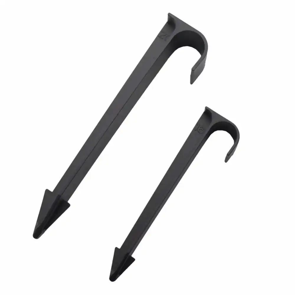 10pcs C Shape Ground Stakes For Dn16 Dn20 Pipe Drip Irrigation