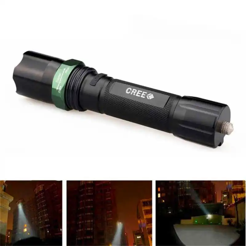 3500 Lumens 3 Modes XM-L T6 LED 18650 Compact powerful led flashlight waterproof Flashlight Lamp torch flashlight t6 #4S3 (8)