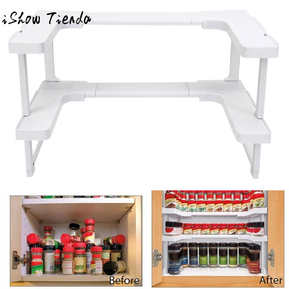New Multi-function Shelf Adjustable Kitchen Bathroom Rack Stackable Storage Organizer Kitchen Accessories Organizer
New Multi-function Shelf Adjustable Kitchen Bathroom Rack Stackable Storage Organizer Kitchen Accessories Organizer
