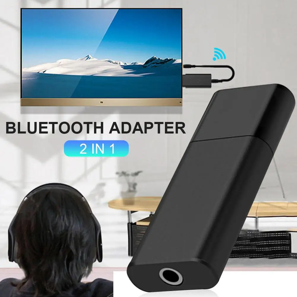 Bluetooth 5.0 Transmitter And Receiver, 2-in-1 Wireless Adapter With 3.5mm AUX For Car Headphones PC TV Home Stereo
Bluetooth 5.0 Transmitter And Receiver, 2-in-1 Wireless Adapter With 3.5mm AUX For Car Headphones PC TV Home Stereo