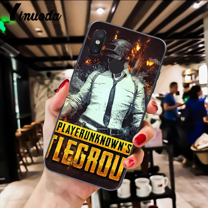 Игра Yinuoda Playerunknown's Battlegrounds PUBG PhoneCase для Xiaomi Redm4X 6A 5A 7A Redmi5 5Plus Note8 8Pro 7 mi A1 A2Lite|Бамперы|