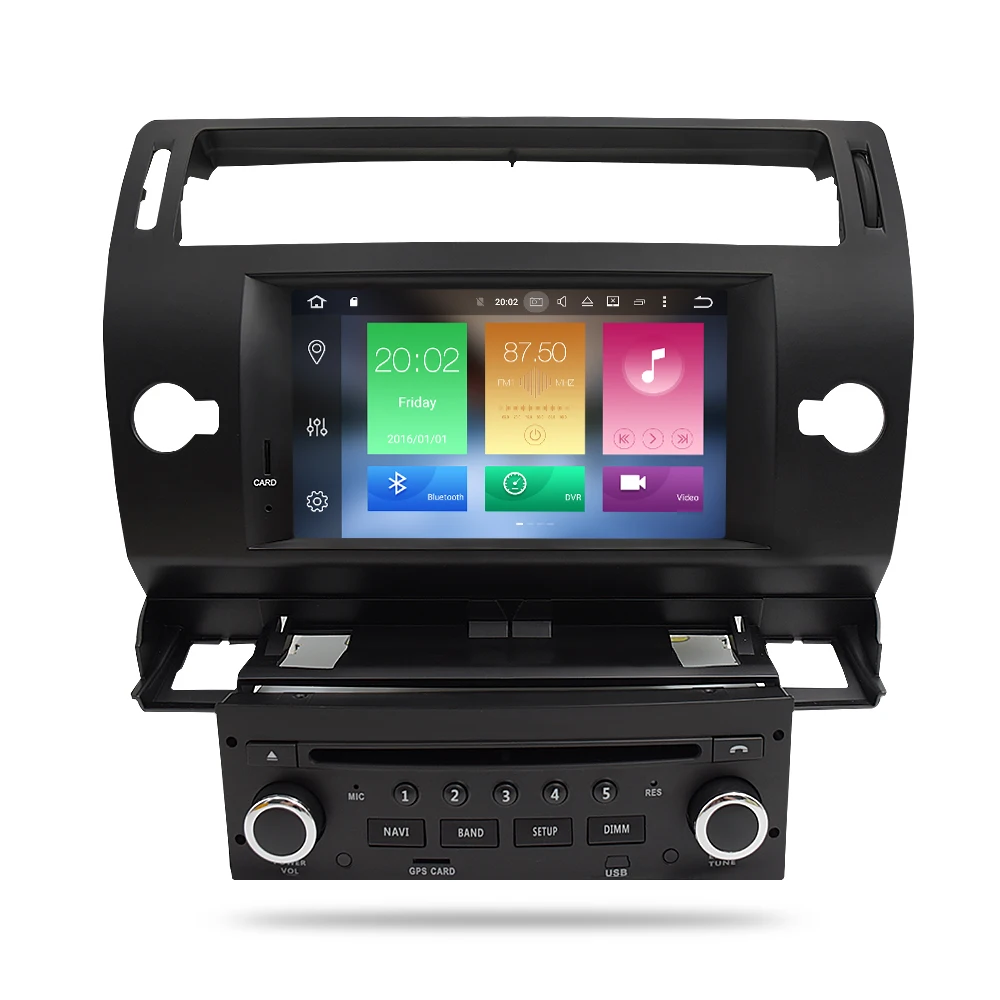 7" Android 9.0 Car Radio GPS Navigation Multimedia Stereo Headunit For Citroen C4 C-Triomphe C-Quatre 2004-2009 Auto DVD Player
7" Android 9.0 Car Radio GPS Navigation Multimedia Stereo Headunit For Citroen C4 C-Triomphe C-Quatre 2004-2009 Auto DVD Player