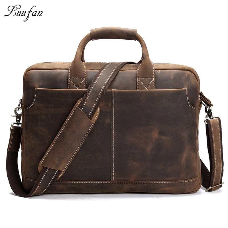 Men Business Briefcase Crazy Horse Genuine Leather Shoulder Portfolio Laptop Bag Fashion Document Bag Cow Leather Office Handbag
Men Business Briefcase Crazy Horse Genuine Leather Shoulder Portfolio Laptop Bag Fashion Document Bag Cow Leather Office Handbag