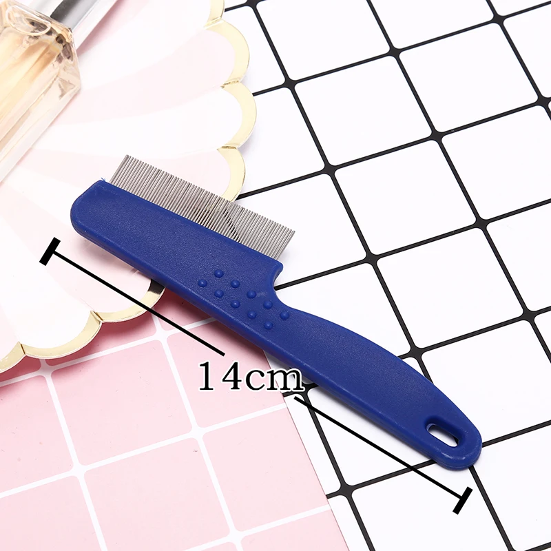 1pcs fine toothed flea flee metal nit head hair lice comb with handle for kids pet
1pcs fine toothed flea flee metal nit head hair lice comb with handle for kids pet
