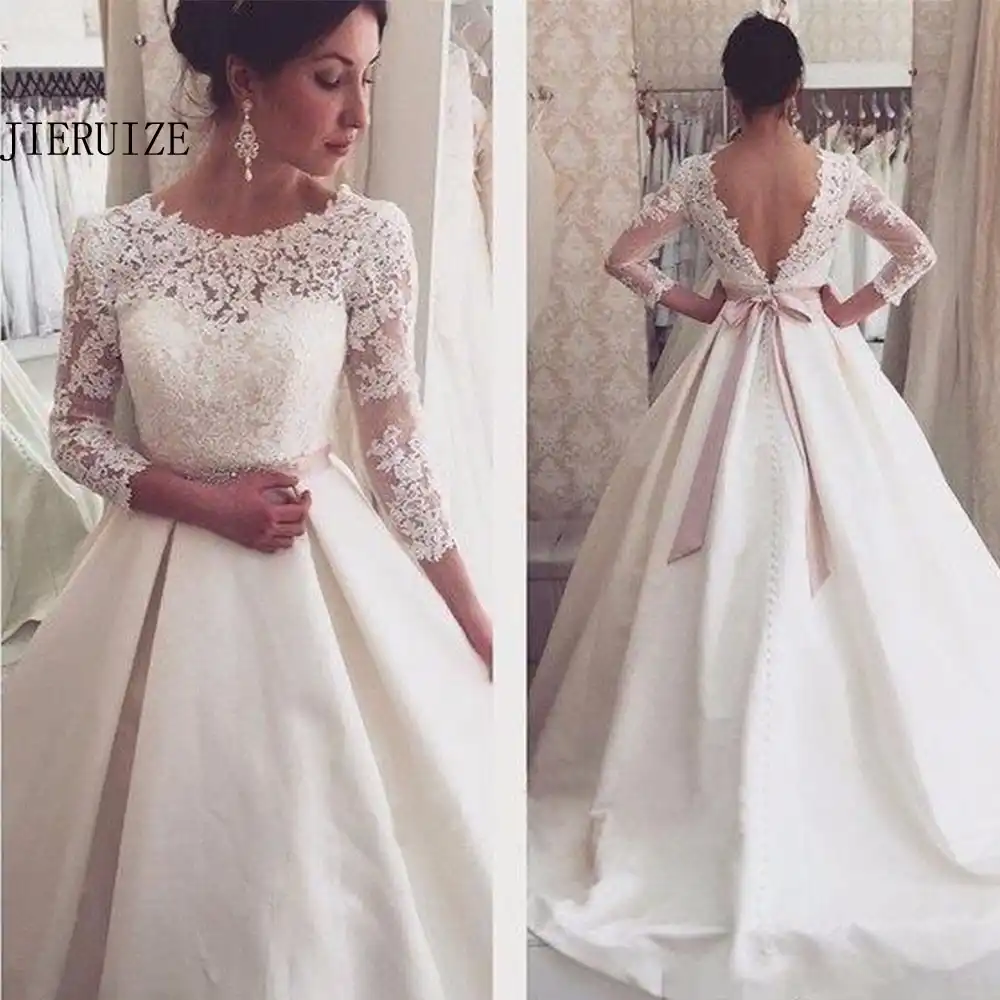 cheap white lace wedding dress