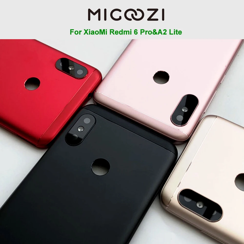 New for Xiaomi Redmi A2 Lite Battery Back Cover Case for Xiaomi Redmi 6 Pro Housing Back Battery Door with Buttons +Tools
New for Xiaomi Redmi A2 Lite Battery Back Cover Case for Xiaomi Redmi 6 Pro Housing Back Battery Door with Buttons +Tools
