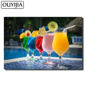 OUYIJIA 5D DIY Cocktail Diamond Mosaic Red Wine Fruit Juice Decorative Diamond Painting Embroidery Rhinestone Goblet Decoration
OUYIJIA 5D DIY Cocktail Diamond Mosaic Red Wine Fruit Juice Decorative Diamond Painting Embroidery Rhinestone Goblet Decoration