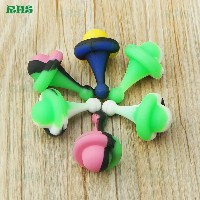 

1pcs RHS Perfect Directional Airflow Carb Cap FDA Approved Silicone Carb Cap in large stock four style random mix colors send