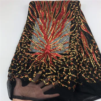 2019 High Quality Embroidery French Net Lace Fabric With Sequins African Tulle Lace Fabric For Party Dress CHYF1-7
2019 High Quality Embroidery French Net Lace Fabric With Sequins African Tulle Lace Fabric For Party Dress CHYF1-7