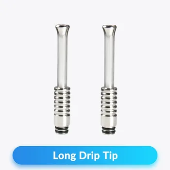 Quartz Banger 510 Long Drip Tip 316SS 65mm Length E Cig for RDA RTA Atomizer Vaporizer Tank Vape Mouthpiece 510 Metal Drip Tip
Quartz Banger 510 Long Drip Tip 316SS 65mm Length E Cig for RDA RTA Atomizer Vaporizer Tank Vape Mouthpiece 510 Metal Drip Tip