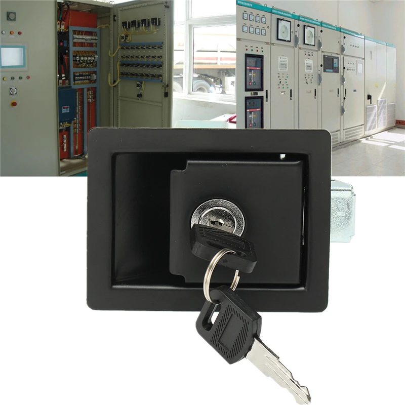 RV Car Paddle Entry Door Lock Latch Handle Knob Deadbolt-Camper Trailer + Keys Rust Weather Resistant for Electrical Cabinet
RV Car Paddle Entry Door Lock Latch Handle Knob Deadbolt-Camper Trailer + Keys Rust Weather Resistant for Electrical Cabinet