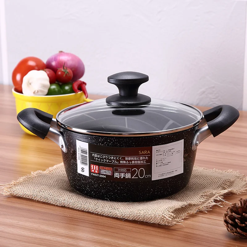 20 22 24 cm ears thickened general USE Creative Soup Pot Fruit Pan non-stick no fumes Kitchen Tools Cookware stew noodle pot
20 22 24 cm ears thickened general USE Creative Soup Pot Fruit Pan non-stick no fumes Kitchen Tools Cookware stew noodle pot