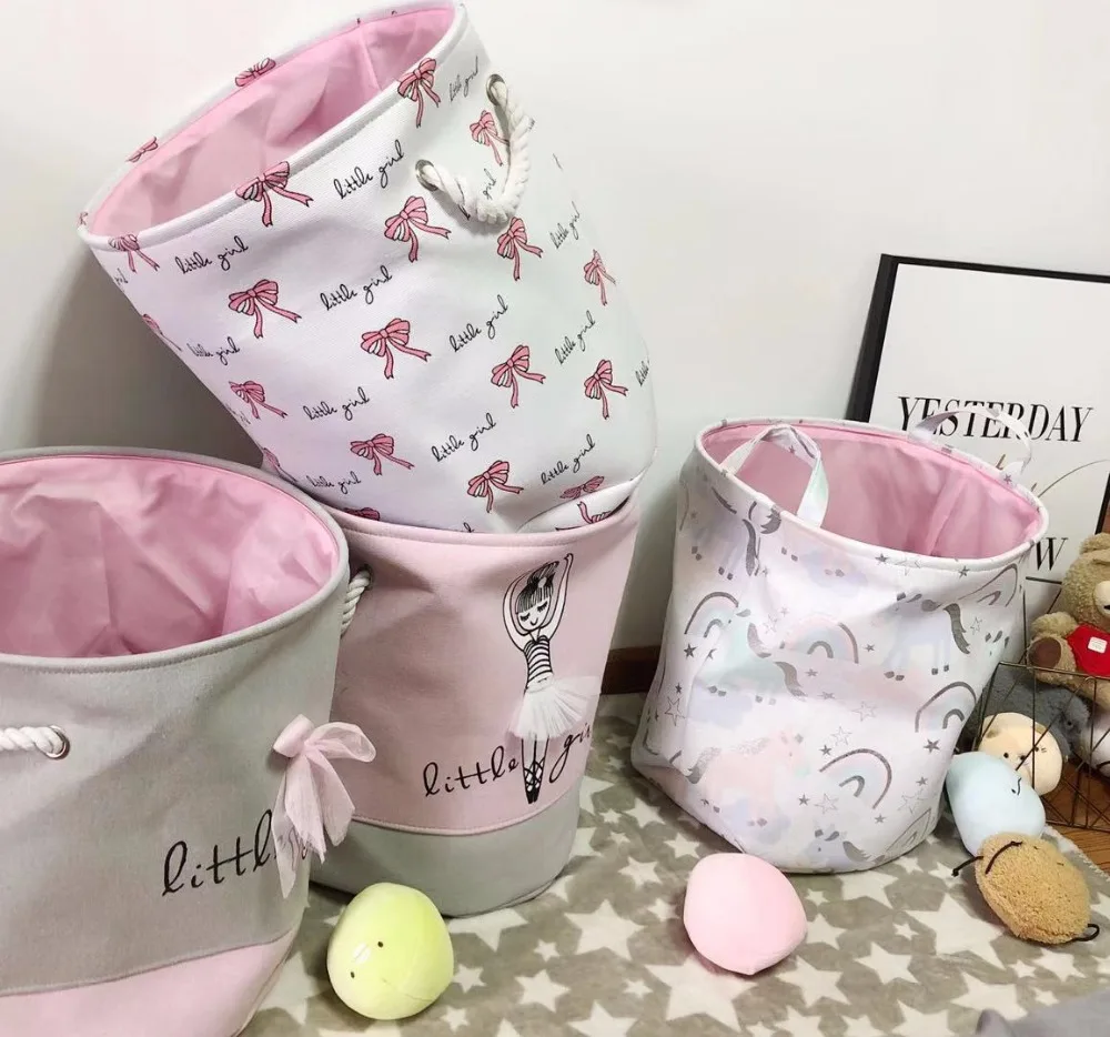 pink laundry basket organizer for dirty clothes cotton ballet girl bow print toys organizer home storage & organization 35*40 cm
pink laundry basket organizer for dirty clothes cotton ballet girl bow print toys organizer home storage & organization 35*40 cm