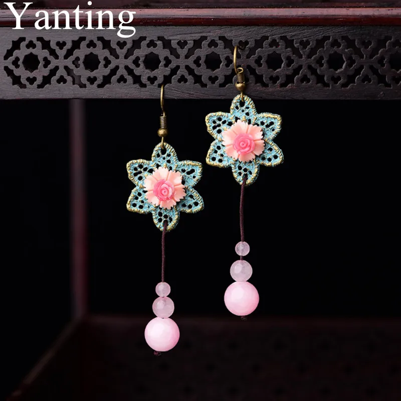 Yanting Classic Ethnic Flower Dangle Earrings For Women Handmade Simple Earings Fashion Jewelry Brincos Female Earring 0371
Yanting Classic Ethnic Flower Dangle Earrings For Women Handmade Simple Earings Fashion Jewelry Brincos Female Earring 0371