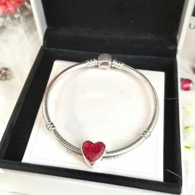 Fits Jewelry Glamour DIY Women Jewelry Gift Vntine's Day Love Heart Bracelet Sterling Silver 925 Beads Red
Fits Jewelry Glamour DIY Women Jewelry Gift Vntine's Day Love Heart Bracelet Sterling Silver 925 Beads Red