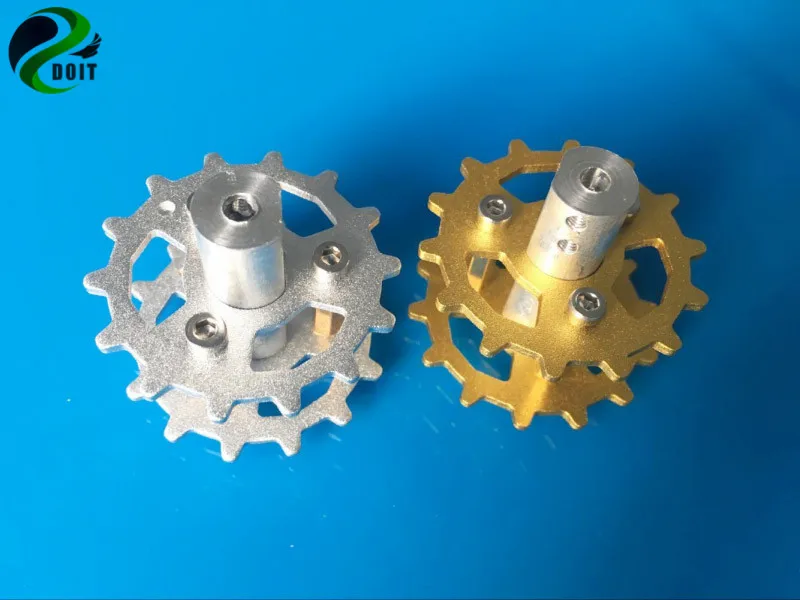 New Design TWS-03 Aluminum Alloy Metal Damping Driving Wheel for Toy Tank Track Caterpillar Car Chassis
New Design TWS-03 Aluminum Alloy Metal Damping Driving Wheel for Toy Tank Track Caterpillar Car Chassis