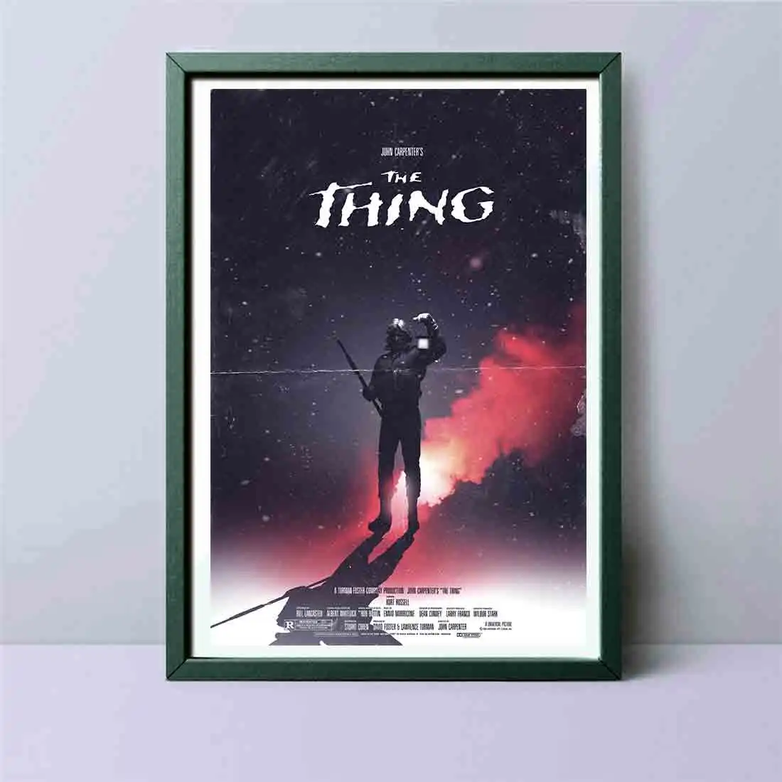 Art Poster Custom THE THING Horror Movie John Carpenter film 27x40 24x36 12x18 20x30inch Room Decor Print Canvas painting 3900 | Дом и сад