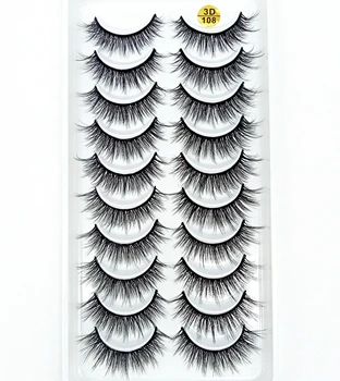 10 Pairs 3D Soft Faux Mink Hair False Eyelashes Natural Messy Eyelash Crisscross Wispy Fluffy Lashes Extension Eye Makeup Tools
10 Pairs 3D Soft Faux Mink Hair False Eyelashes Natural Messy Eyelash Crisscross Wispy Fluffy Lashes Extension Eye Makeup Tools
