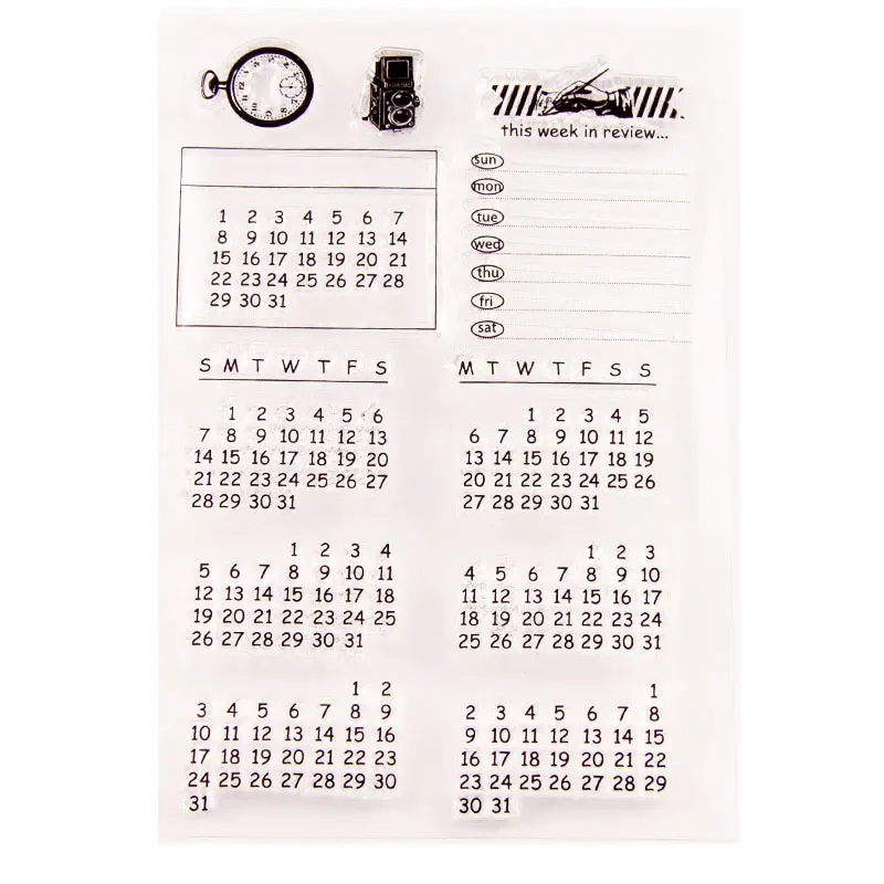 Clear Stamps Month table 9011 Scrapbook Paper Craft Clear stamp scrapbooking Date Picture
Clear Stamps Month table 9011 Scrapbook Paper Craft Clear stamp scrapbooking Date Picture