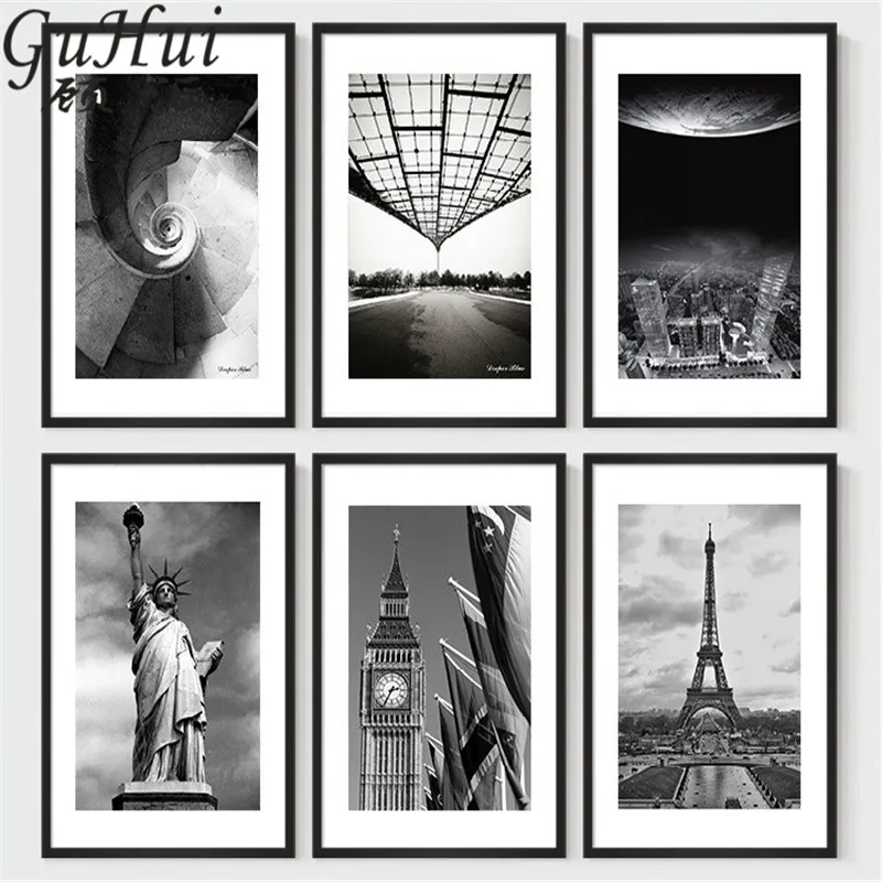 Art Life Retro Black White Architectural Statue of Liberty Canvas Decorative Painting Eiffel Tower Poster Photo Pictures
Art Life Retro Black White Architectural Statue of Liberty Canvas Decorative Painting Eiffel Tower Poster Photo Pictures