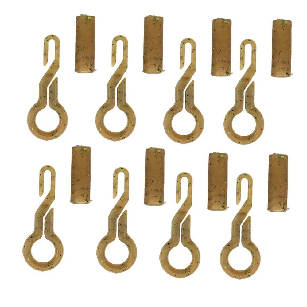 10 Sets Back Lead Clips With Tubes Strong Durable Fishing Professional Carp Tackle Tools Clip | Спорт и развлечения