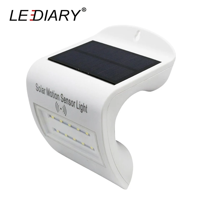 LEDIARY IR Radar Sensor LED Solar Wall Lamp 2W IP65 Waterproof Outdoor Garden Energy Saving Lights White Plastic Body Streamline
LEDIARY IR Radar Sensor LED Solar Wall Lamp 2W IP65 Waterproof Outdoor Garden Energy Saving Lights White Plastic Body Streamline