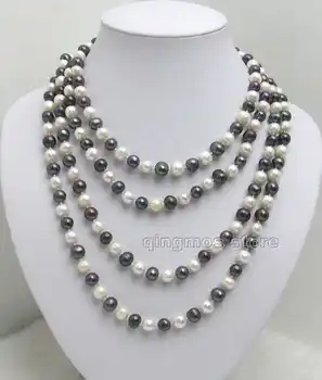SALE Super Long 80" 6-7mm Natural White & black Freshwater Pearl Necklace -nec5008 Free shipping Free shipping
SALE Super Long 80" 6-7mm Natural White & black Freshwater Pearl Necklace -nec5008 Free shipping Free shipping