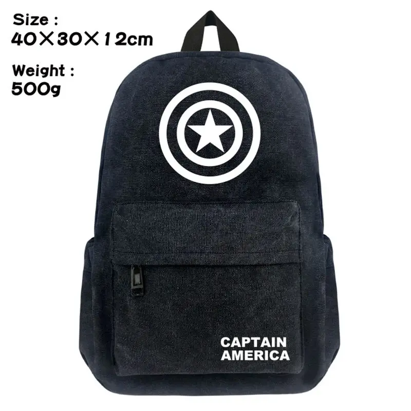 Comics Captain America School Backpack Student Bookbag Cap Boys Girls Black Shoulder Laptop Travel Bags Casual Bags Gift
Comics Captain America School Backpack Student Bookbag Cap Boys Girls Black Shoulder Laptop Travel Bags Casual Bags Gift