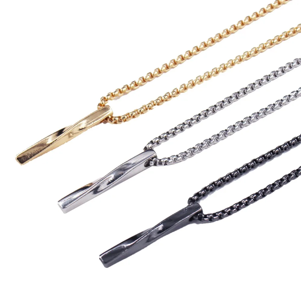 

New Design Simple Cool Punk Style Necklace Neutral Jewelry Valentines' Day Gifts For Men Women