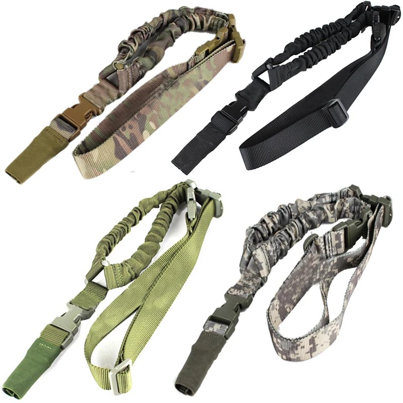 Heavy Duty Tactical One 1 Single Point Sling Adjustable Bungee Rifle Gun Sling Strap for Airsoft Gun Shooting Hunting Military
Heavy Duty Tactical One 1 Single Point Sling Adjustable Bungee Rifle Gun Sling Strap for Airsoft Gun Shooting Hunting Military