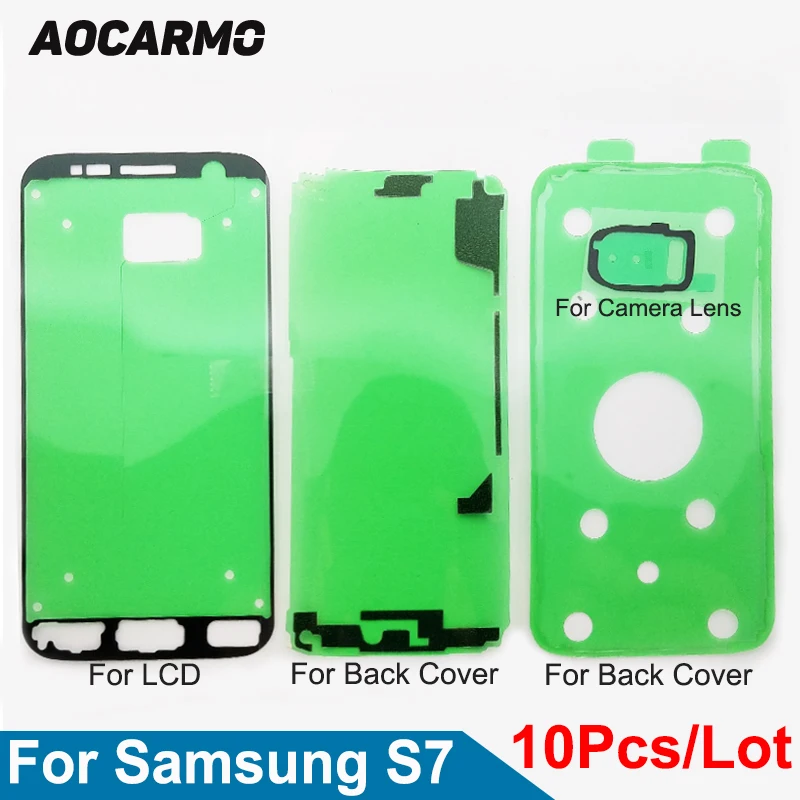 Aocarmo 10Pcs/Lot LCD Screen Display+Back Battery Frame Cover +Camera Lens Sticker Full Set Adhesive Tape For Samsung Galaxy S7
Aocarmo 10Pcs/Lot LCD Screen Display+Back Battery Frame Cover +Camera Lens Sticker Full Set Adhesive Tape For Samsung Galaxy S7