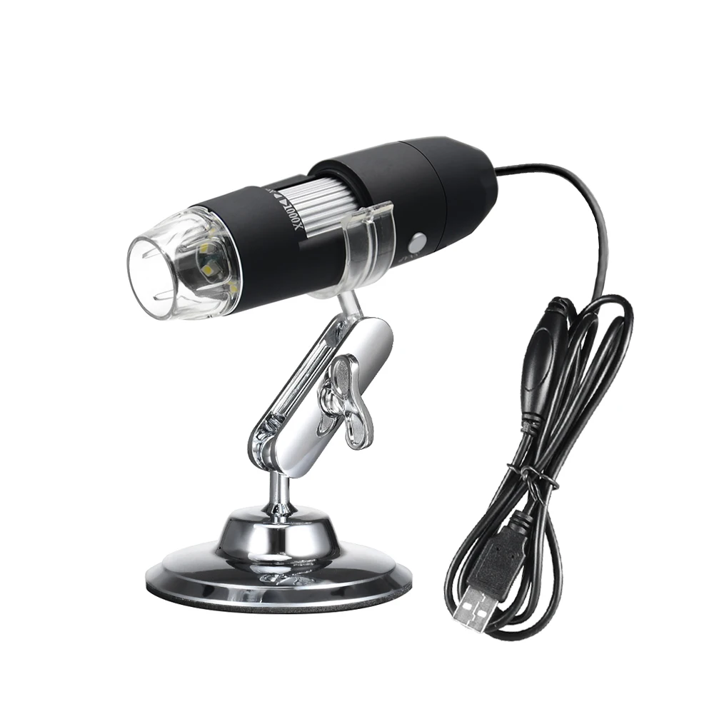 

1000X 8 LED Microscopio High Resolution Zoom Digital Electronic Microscope Handheld USB Endoscope Camera Microscopio Magnifier