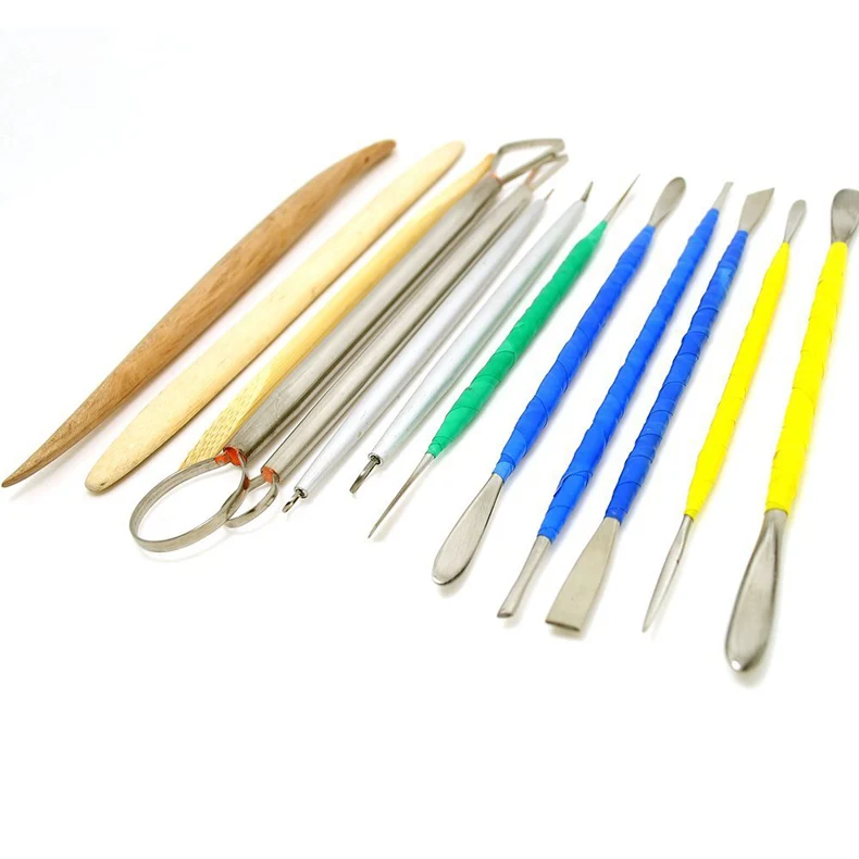 13PCS Deluxe Stainless Steel Art Tools Kit Set for Pottery/Sculpting/Ceramic/Polymer Clay Carving Modelling Using HYD88
13PCS Deluxe Stainless Steel Art Tools Kit Set for Pottery/Sculpting/Ceramic/Polymer Clay Carving Modelling Using HYD88