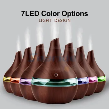 300ml Electric Ultrasonic Air Humidifier USB Aroma Diffuser Essential Oil Aromatherapy Wood Cool Mist Maker LED Light For Home
300ml Electric Ultrasonic Air Humidifier USB Aroma Diffuser Essential Oil Aromatherapy Wood Cool Mist Maker LED Light For Home
